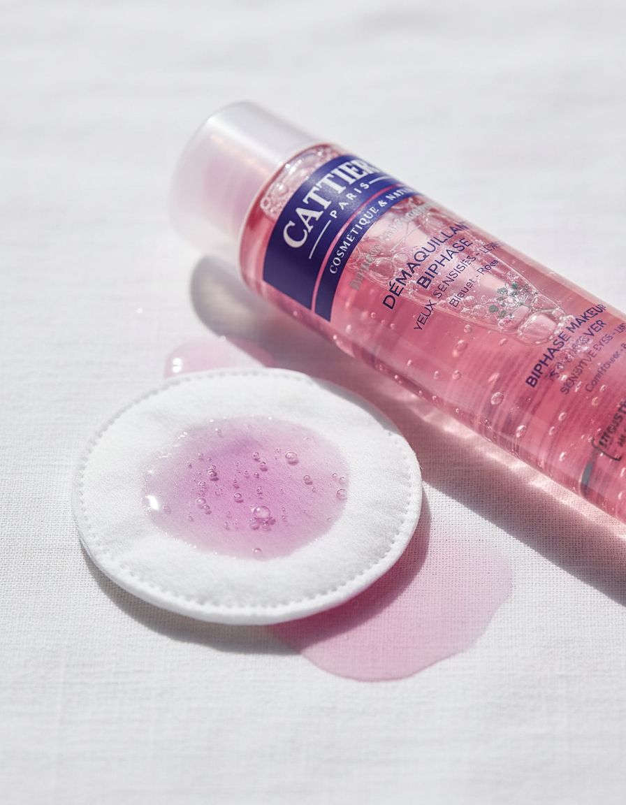 Cattier Desmaquillador Bifasico para Ojos Sensibles y Labios 150ml