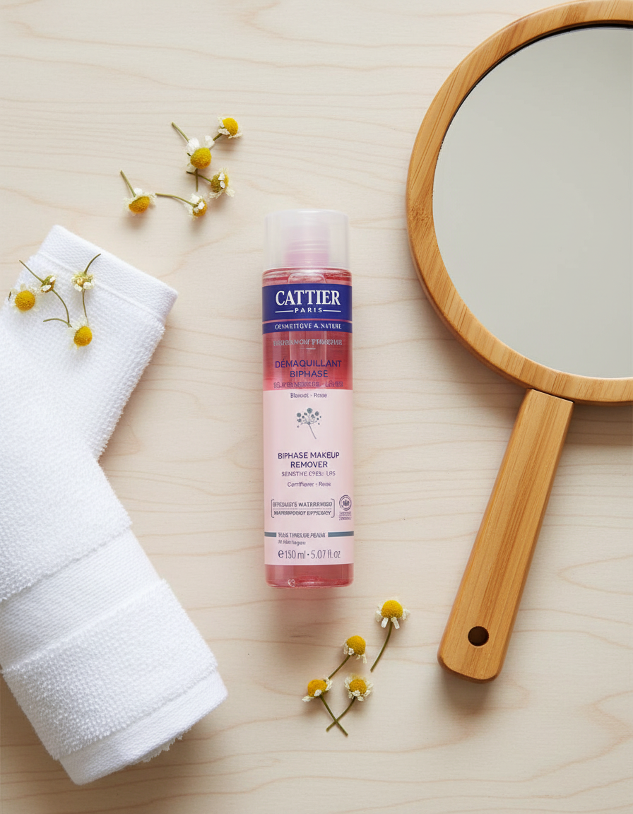 Cattier Desmaquillador Bifasico para Ojos Sensibles y Labios 150ml