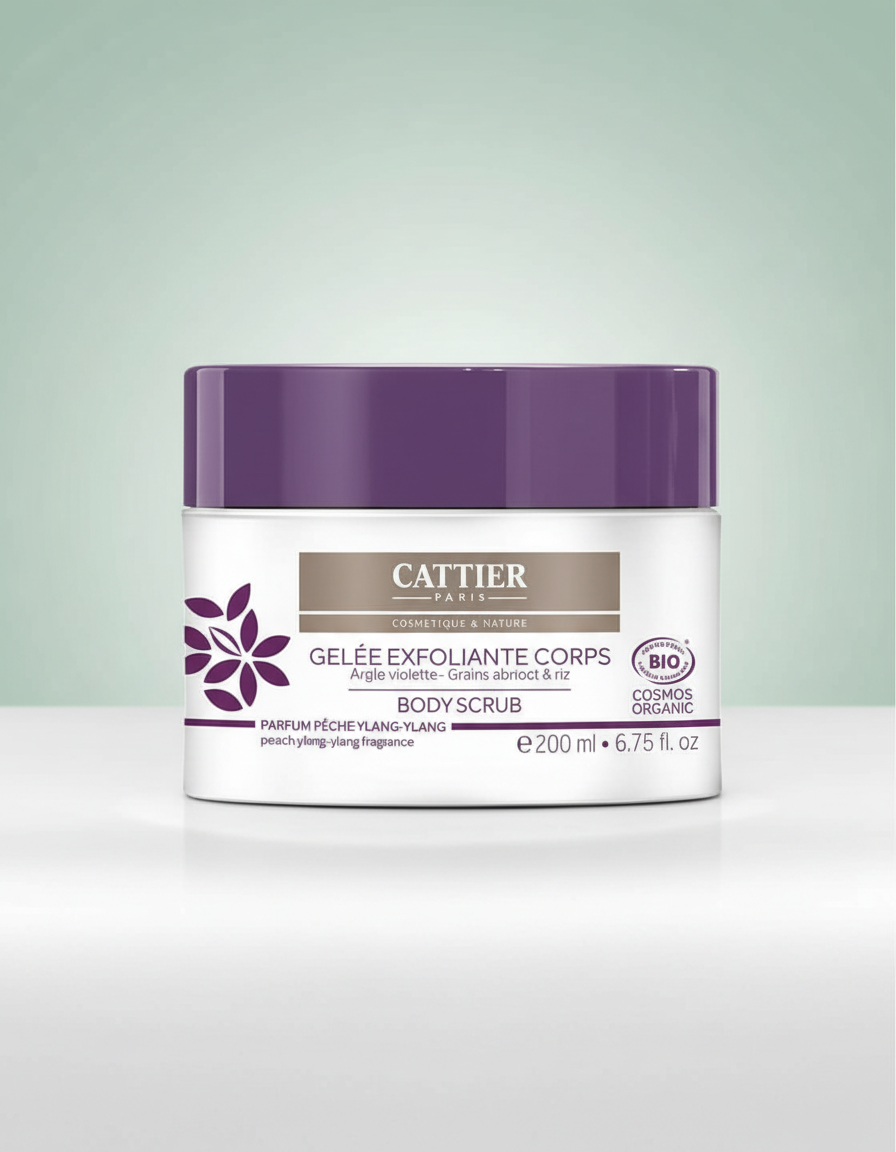 Cattier Gel Exfoliante Corporal con Arcilla Purpura 200ml