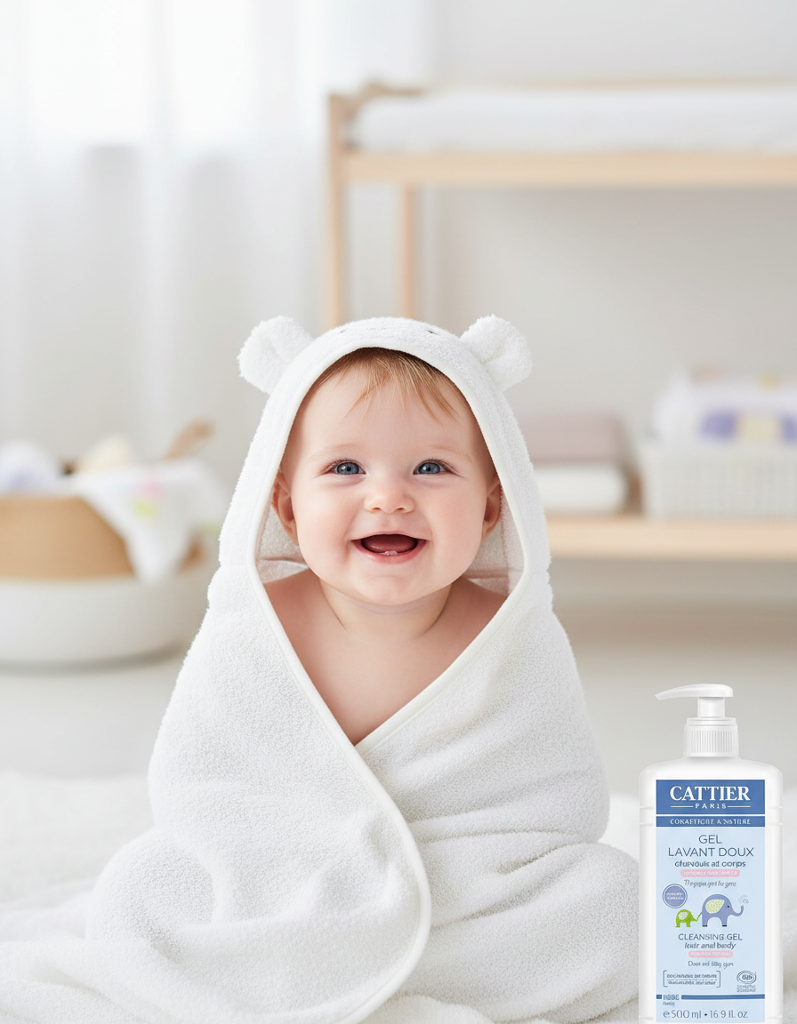 Cattier Gel de Baño y Champu para Bebe 500ml