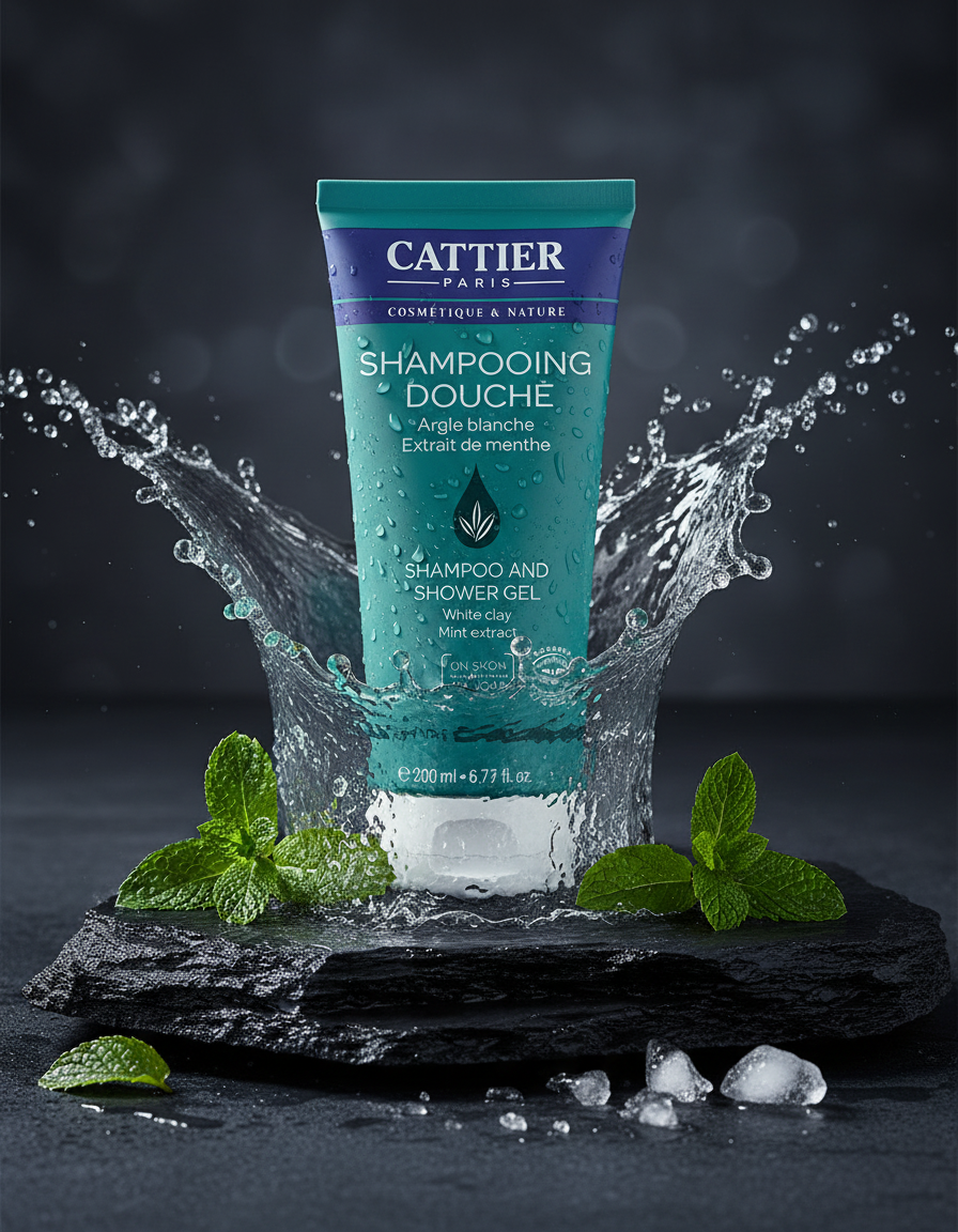 Cattier Gel de Ducha Sport para Cuerpo y Cabello 200ml - CATTIER - cosmética natural