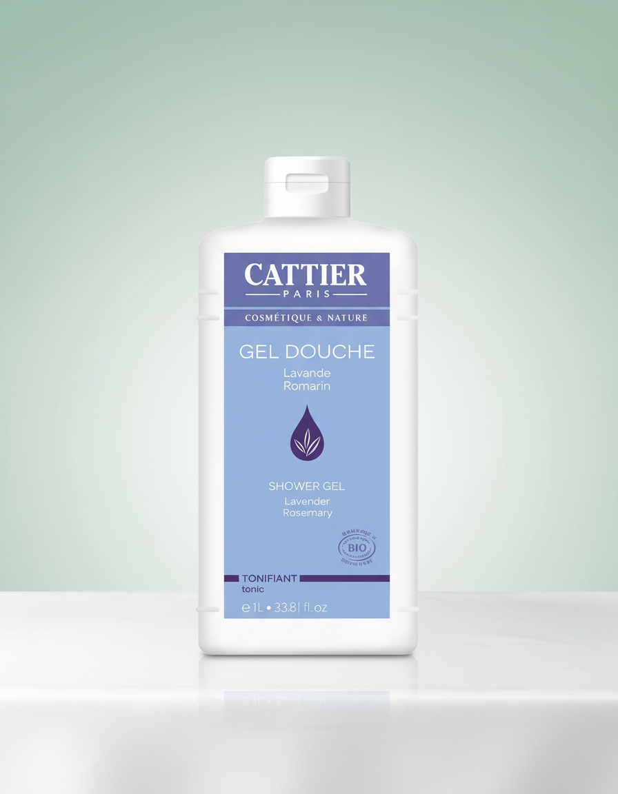 Cattier Gel de Ducha Tonificante 1lt - CATTIER - cosmética natural