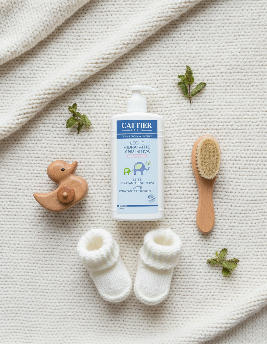 Cattier Leche Hidratante y Nutritiva para Bebe Cara y Cuerpo 500ml