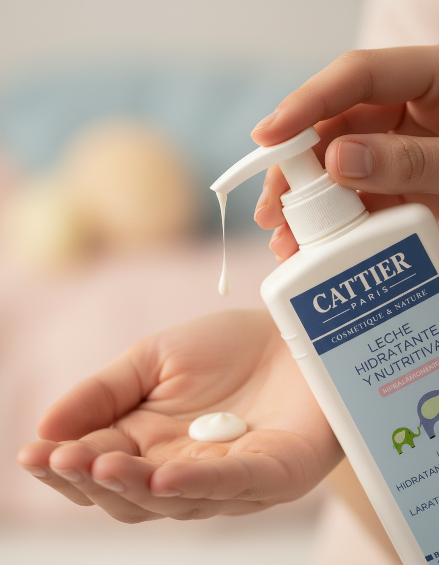 Cattier Leche Hidratante y Nutritiva para Bebe Cara y Cuerpo 500ml