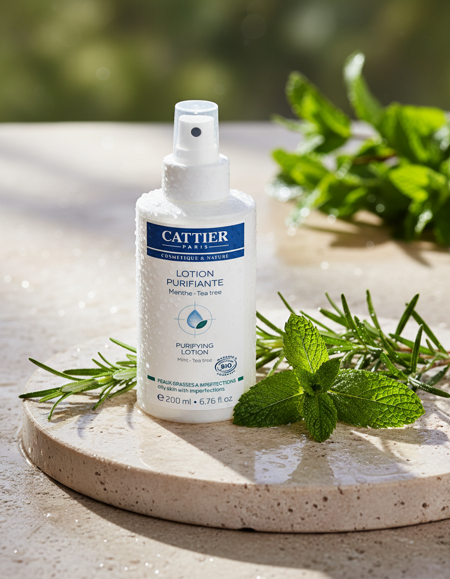 Cattier Locion Facial Purificante Con Arbol de Te para Piel Grasa Mixta 200ml