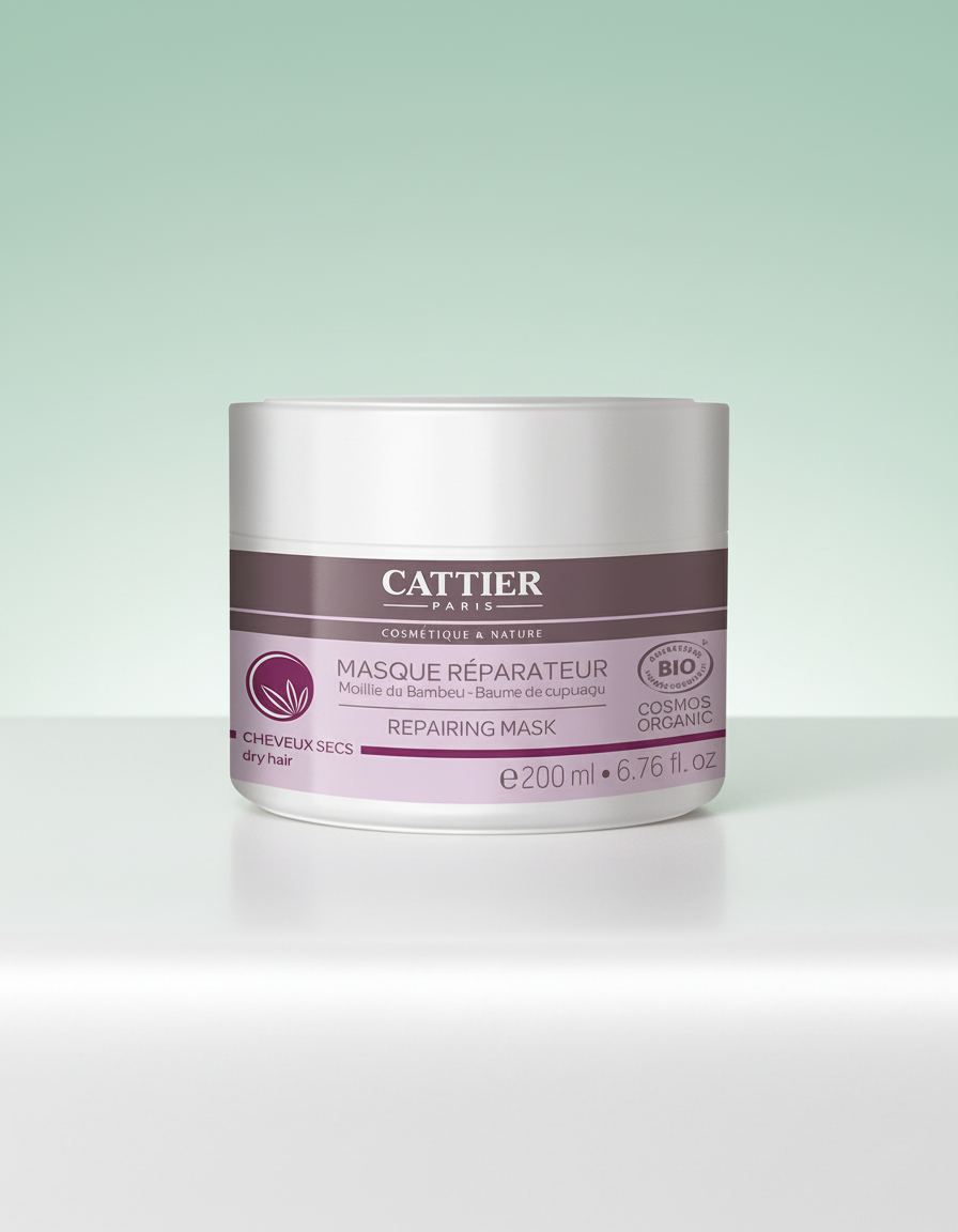 Cattier Mascarilla Capilar Reparadora para Cabello Seco 200ml