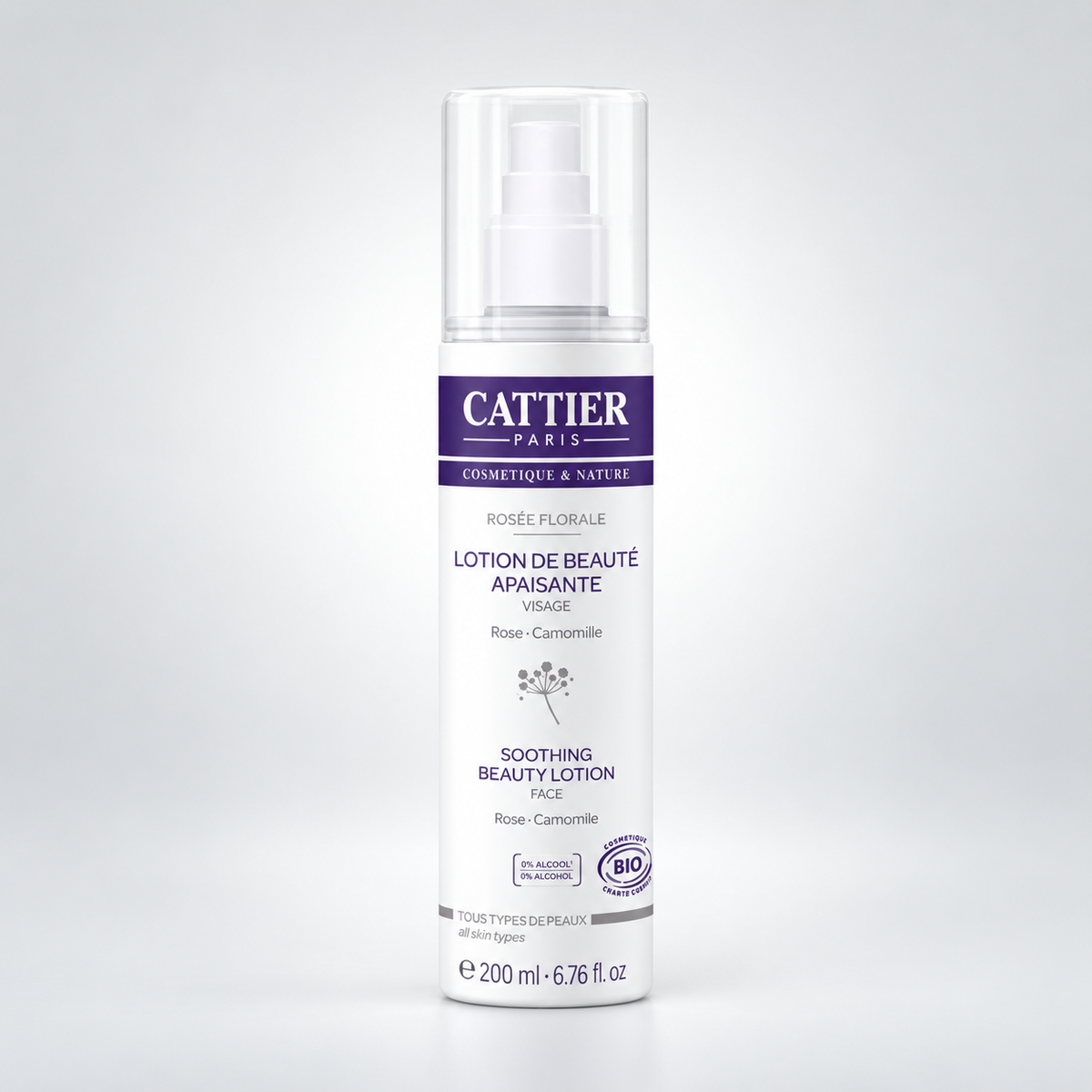 Cattier Tonico Locion Facial Calmante 200ml - CATTIER - cosmética natural