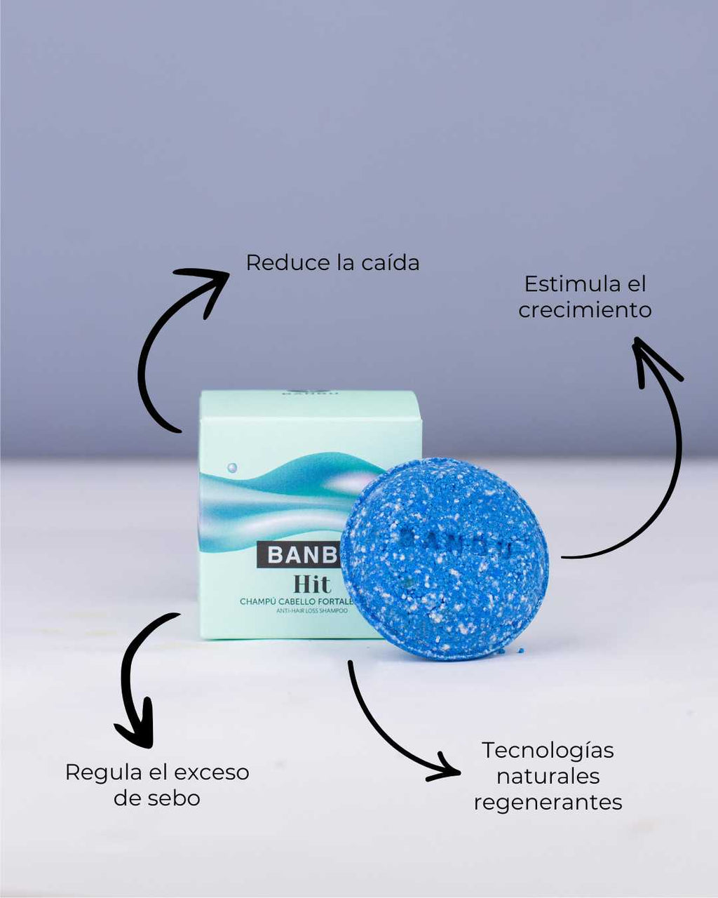 Banbu Champú Sólido Fortalecedor Hit 75g - BANBU - cosmética natural