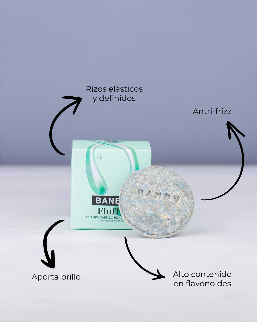 Banbu Champú Sólido Pelo Rizado Fluffy 75g - BANBU - cosmética natural