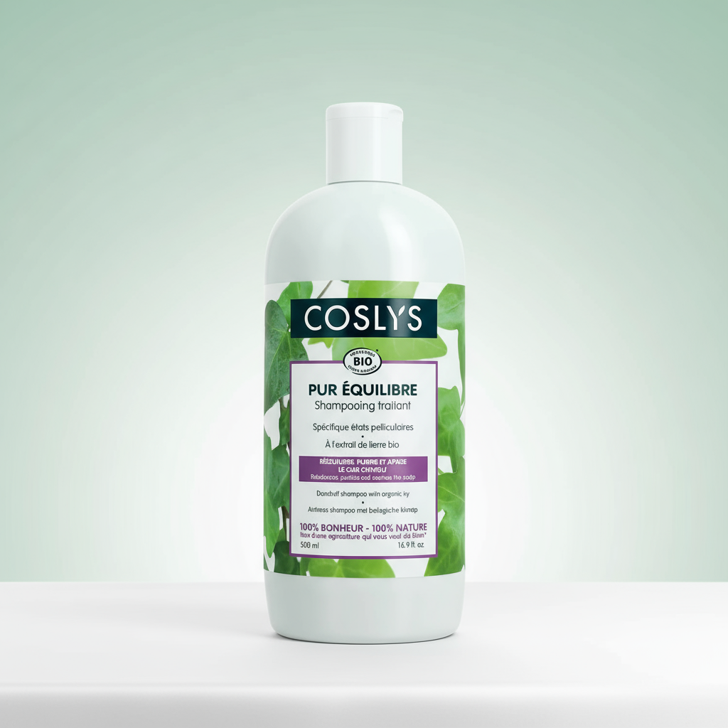 Coslys Champú Anticaspa y Descamación con Hiedra 500ml - COSLYS - cosmética natural