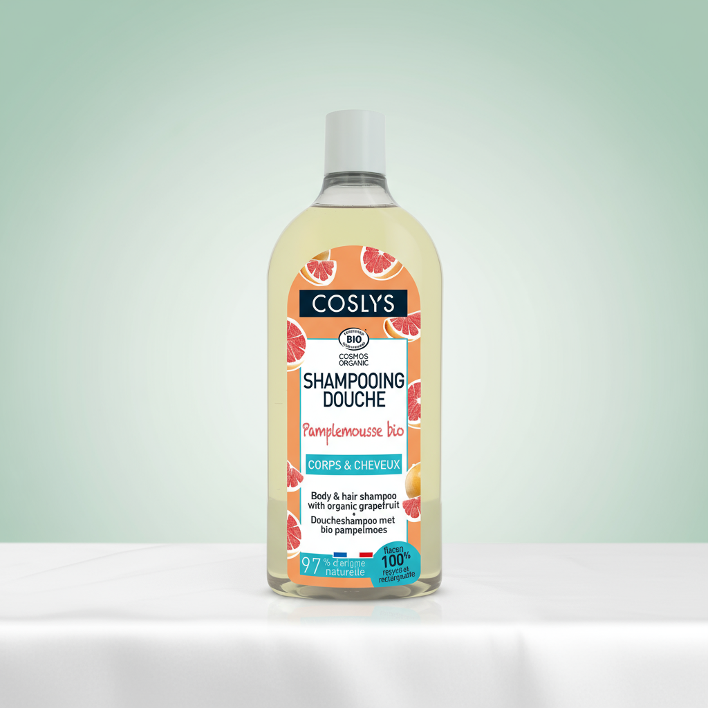 Coslys Champú y Gel de Ducha con Extracto de Pomelo 750ml