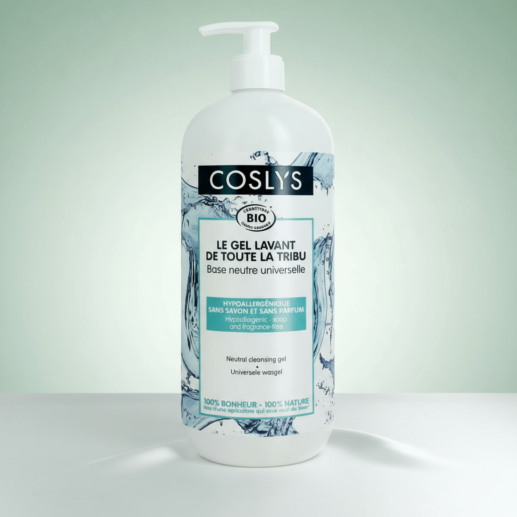 Coslys Gel Limpiador Universal para Cara, Cuerpo y Manos 1 Litro