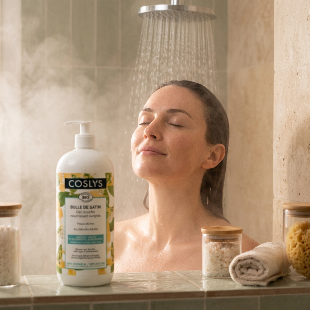 Coslys Gel de Ducha Extra Graso para Piel Seca "Honeysuckle" 1 Litro - COSLYS - cosmética natural