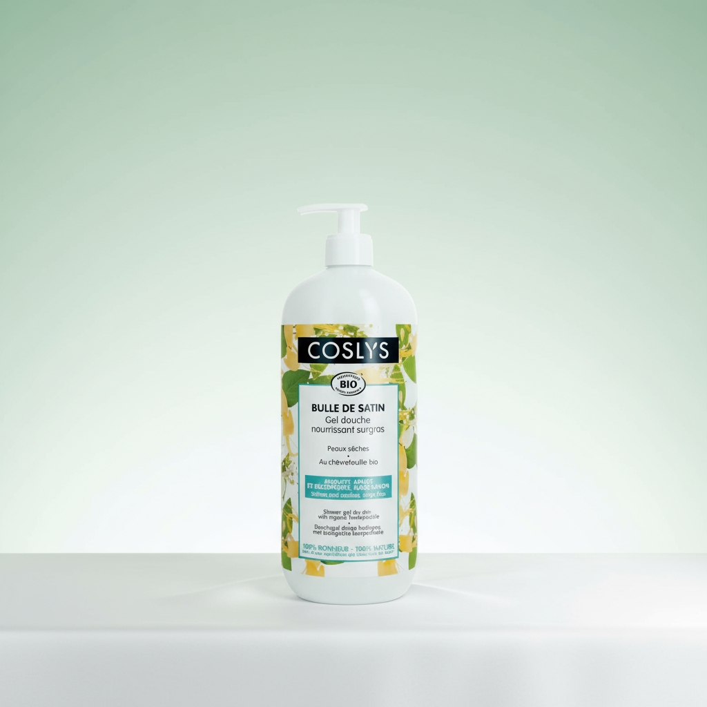 Coslys Gel de Ducha Extra Graso para Piel Seca "Honeysuckle" 1 Litro