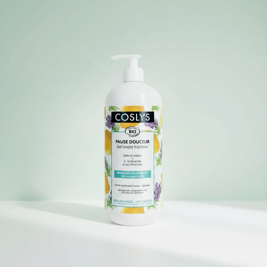 Coslys Jabón de Manos en Crema con Lavanda y Limón 1 Litro