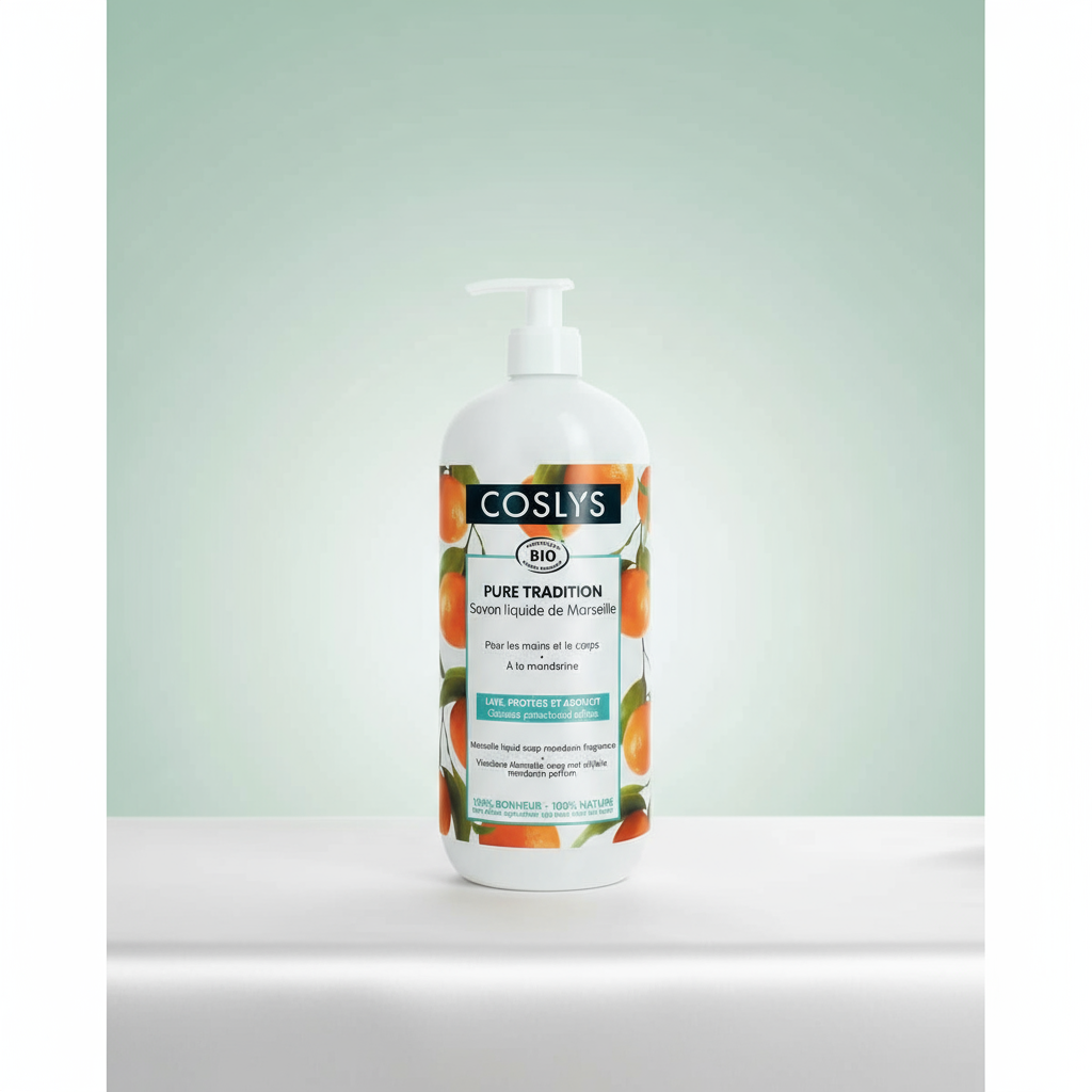 Coslys Jabón de Marsella al Aroma de Mandarina 300ml - COSLYS - cosmética natural
