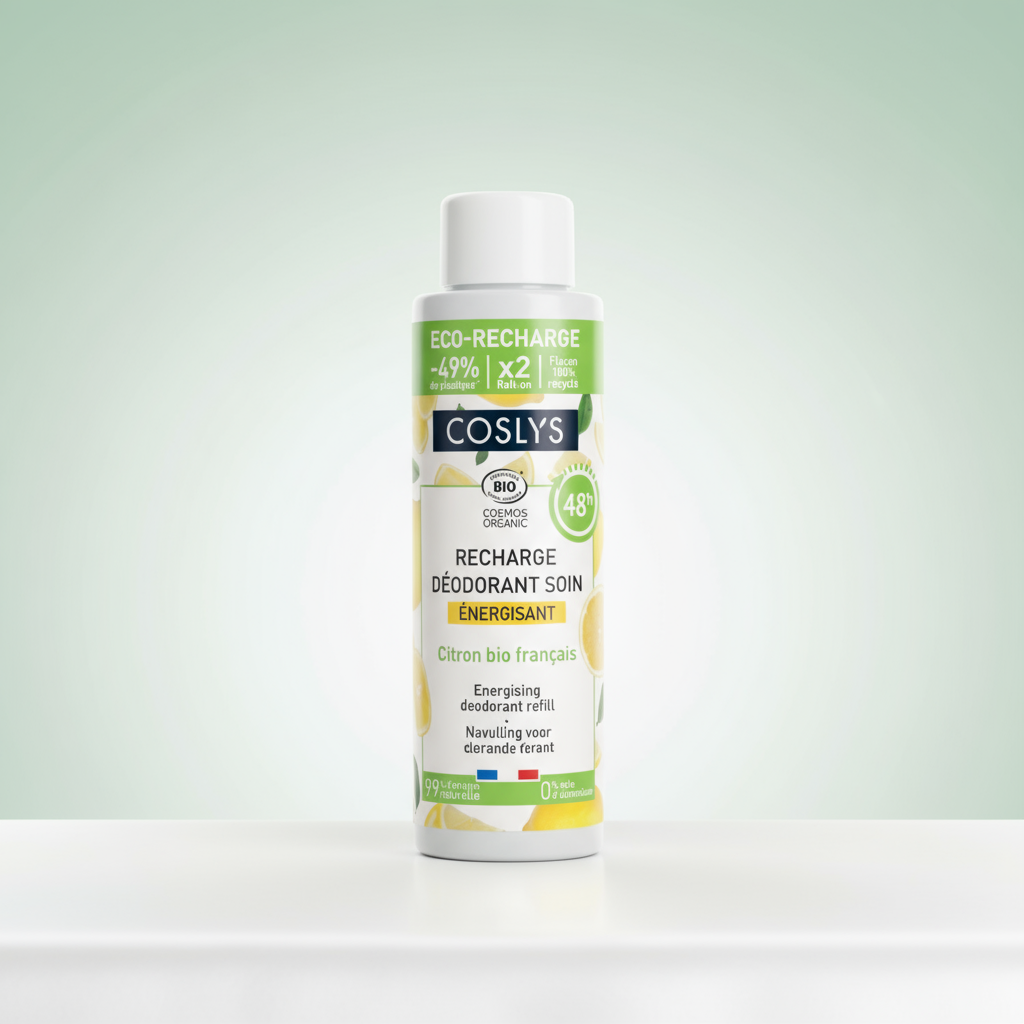 Coslys Recarga Desodorante Energizante Limón 100ml