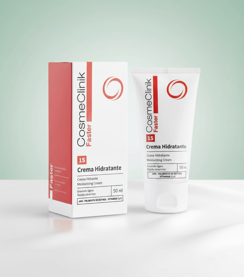 Krim Pelembap CosmeClinik Faster 15 50ml - COSMECLINIK - kosmetik semula jadi