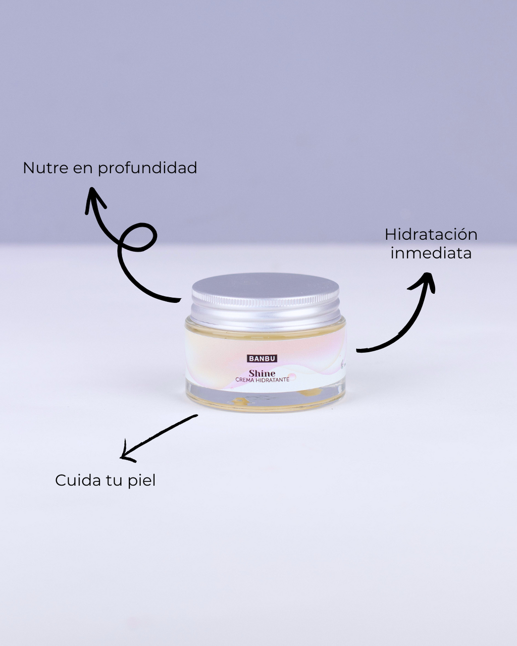Banbu Crema Facial Hidratante Shine 50ml - BANBU - cosmética natural