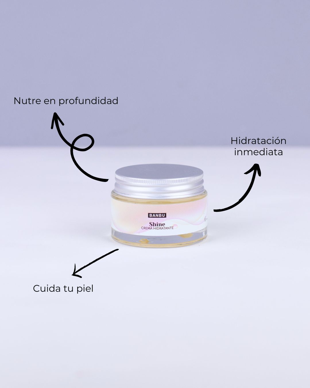 Banbu Crema Facial Hidratante Shine 50ml - BANBU - cosmética natural