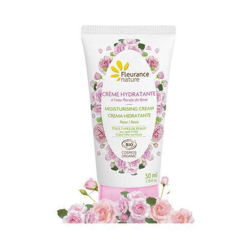 Fleurance Nature Crema Hidratante con Rosa 50ml - FLEURANCE NATURE - cosmética natural