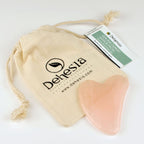 Dehesia Gua-Sha de Cuarzo Rosa para Masaje Facial