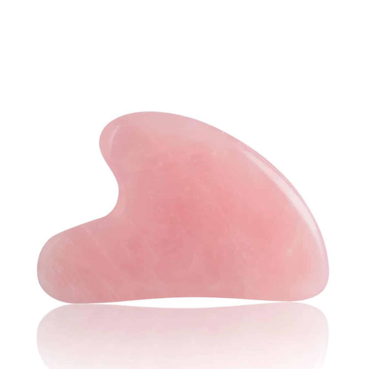 Dehesia Gua-Sha de Cuarzo Rosa para Masaje Facial