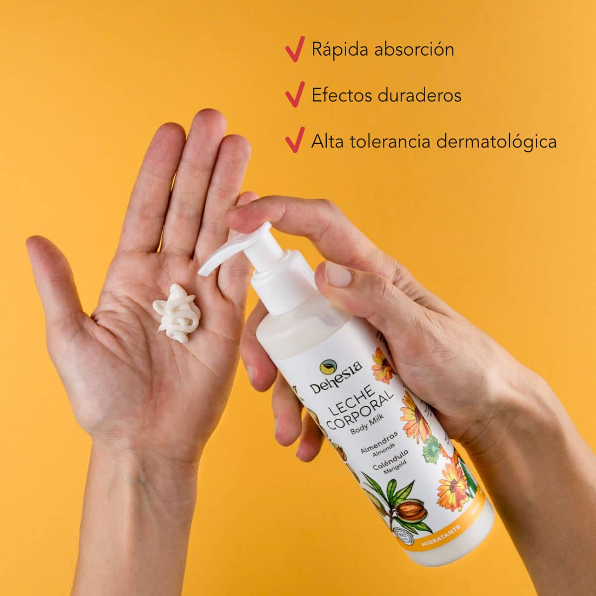 Dehesia Leche Corporal Hidratante BIO con Almendras y Caléndula 250ml