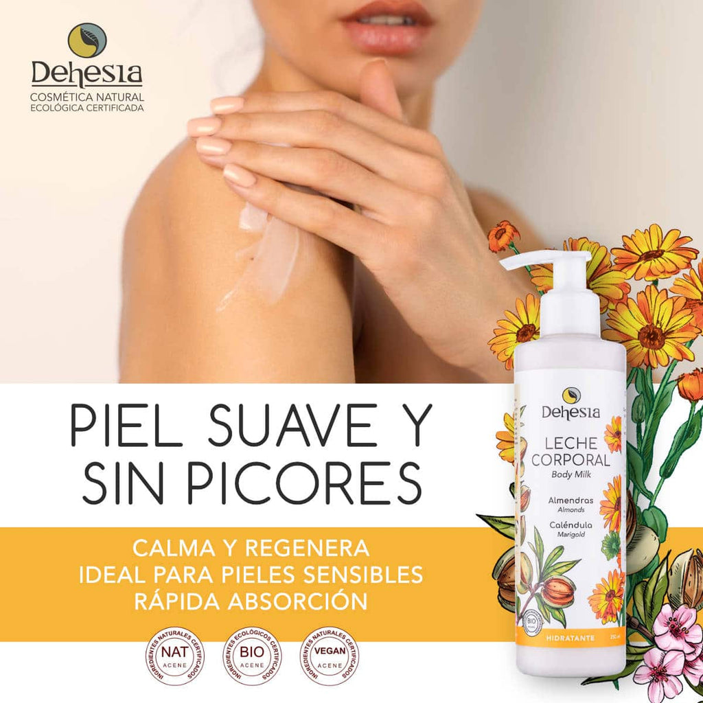 Dehesia Leche Corporal Hidratante BIO con Almendras y Caléndula 250ml