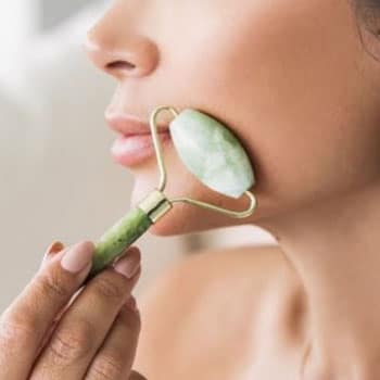 Dehesia Rodillo Facial de Jade para Masaje Facial