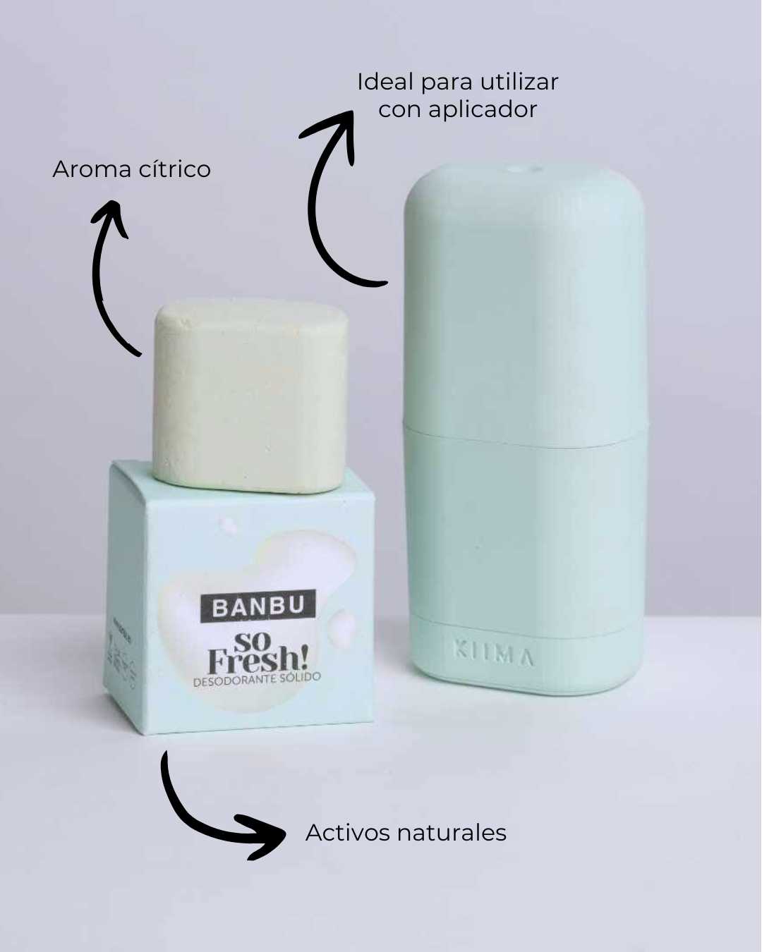 Banbu Desodorante Sólido So Fresh 50g - BANBU - cosmética natural