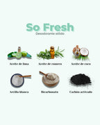 Banbu Desodorante Sólido So Fresh 50g - BANBU - cosmética natural