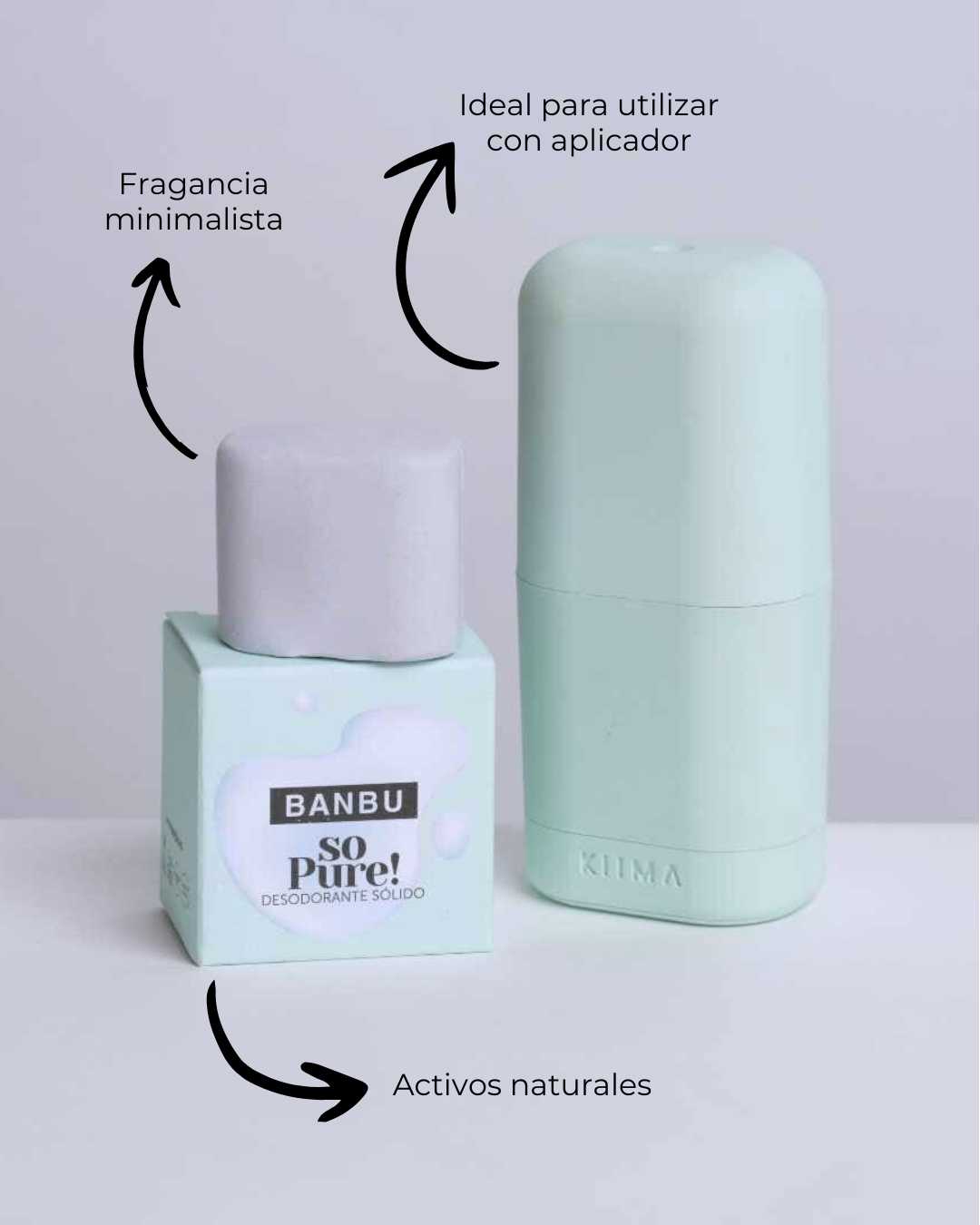 Banbu Desodorante Sólido So Pure 50g - BANBU - cosmética natural