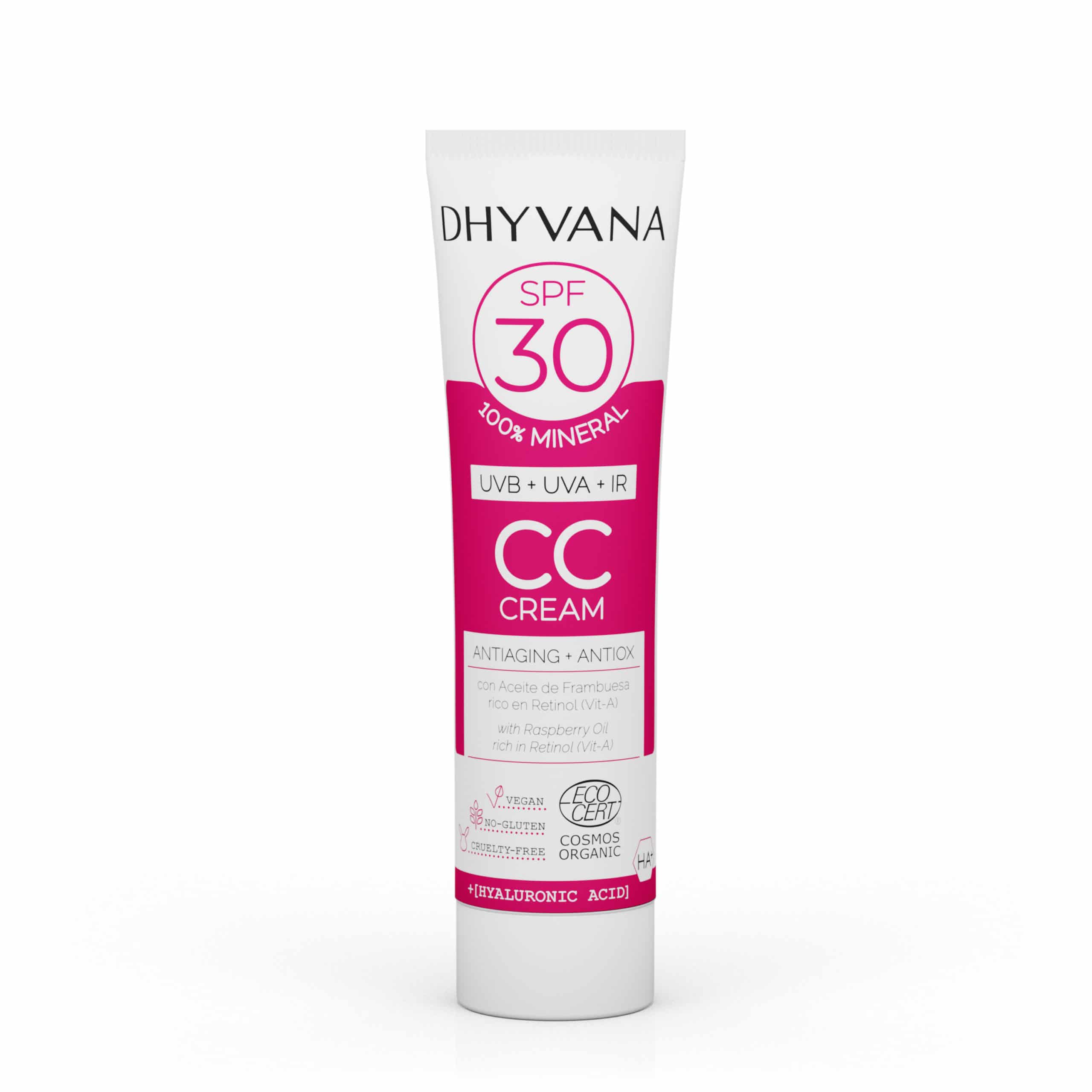 Dhyvana Protector Solar SPF30 con Aceite de Frambuesa ECO 50ml