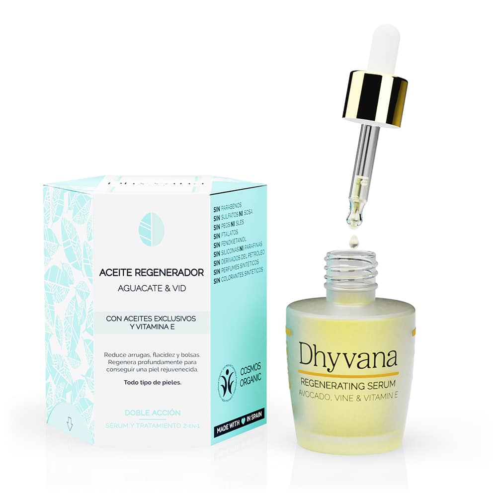 Dhyvana Serum Aceite Regenerador con Aguacate y Vid 75ml