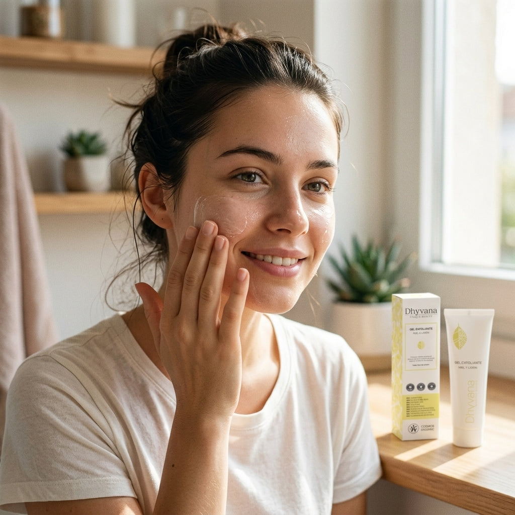 Dhyvana Gel Exfoliante Facial con Miel y Limón Unique Beauty 100ml - DHYVANA - cosmética natural