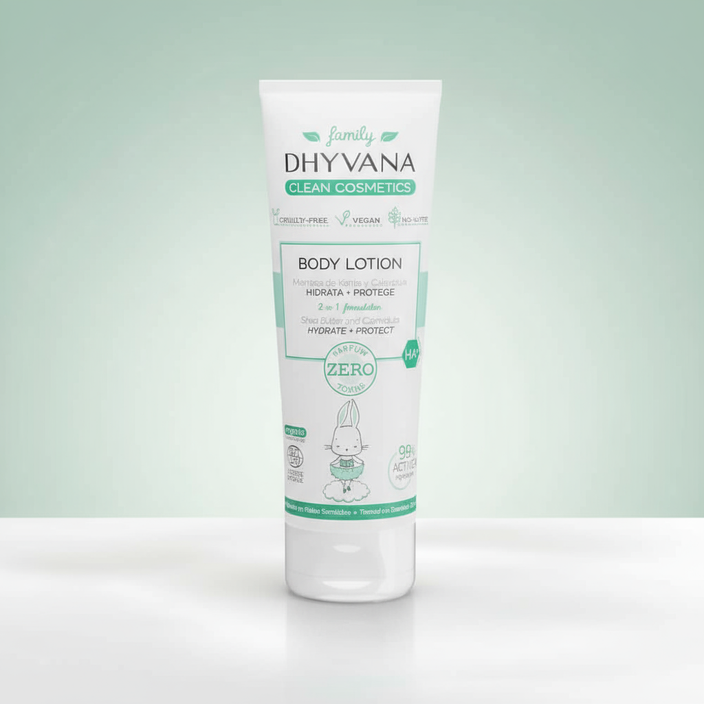 Losyen Badan Dermohidrasi Dhyvana 200ml - DHYVANA - kosmetik semula jadi