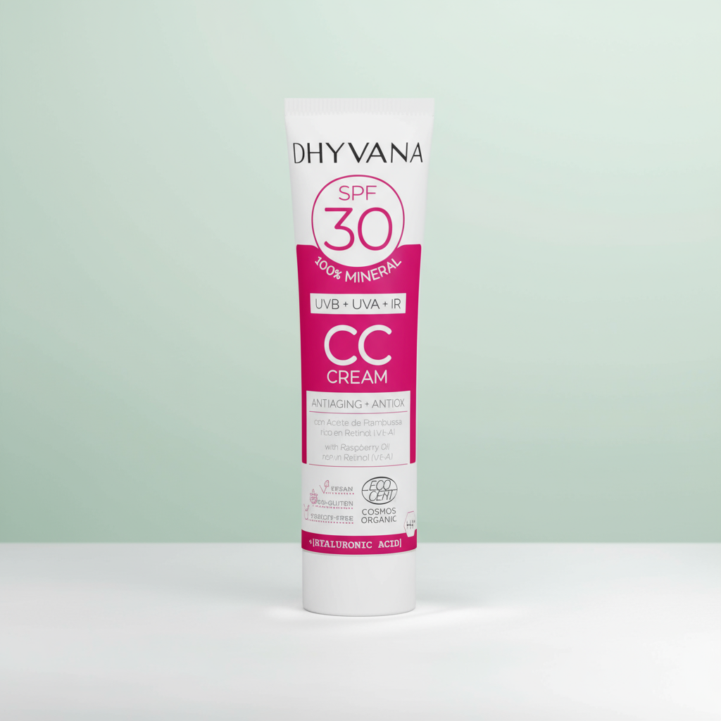 Dhyvana Protector Solar SPF30 con Aceite de Frambuesa ECO 50ml - DHYVANA - cosmética natural