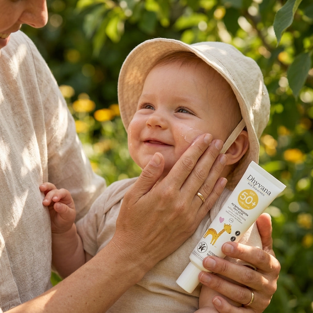 Dhyvana Protector Solar SPF50+ Mineral para Niños y Bebes 50ml - DHYVANA - cosmética natural