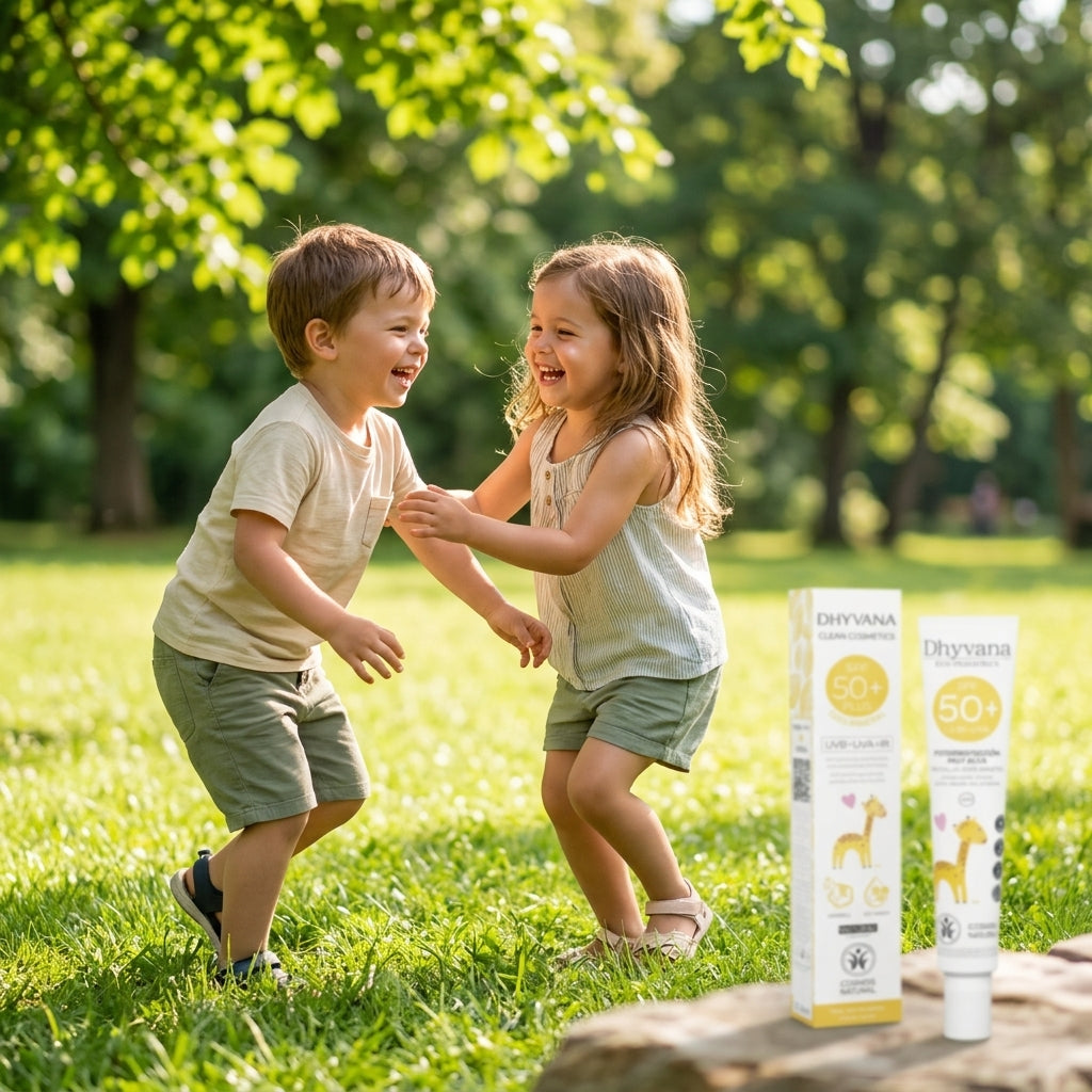 Dhyvana Protector Solar SPF50+ Mineral para Niños y Bebes 50ml - DHYVANA - cosmética natural