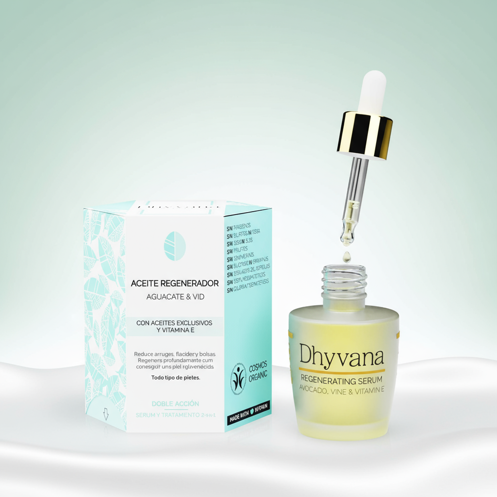 Dhyvana Serum Aceite Regenerador con Aguacate y Vid 75ml