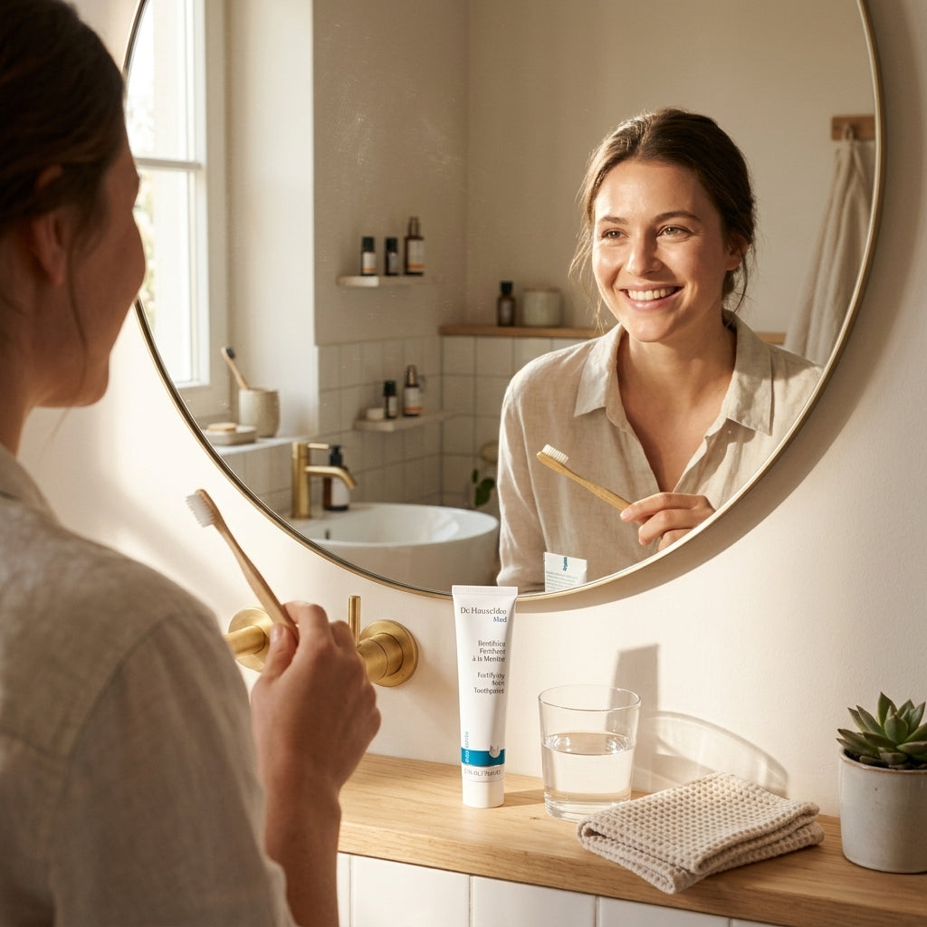 Dr. Hauschka Dentífrico Fortificante de Menta 75ml - DR. HAUSCHKA - cosmética natural