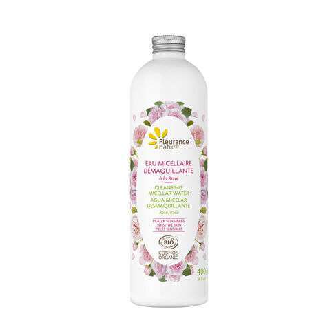 Fleurance Nature Agua Micelar Desmaquillante con Rosa Bio 400ml - FLEURANCE NATURE - cosmética natural