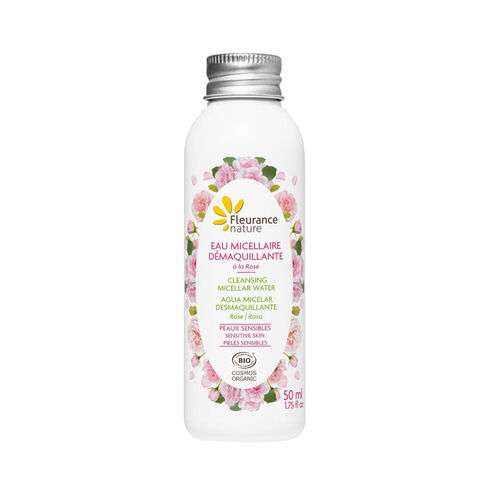Fleurance Nature Agua Micelar Desmaquillante con Rosa Spray Bio 50ml - FLEURANCE NATURE - cosmética natural