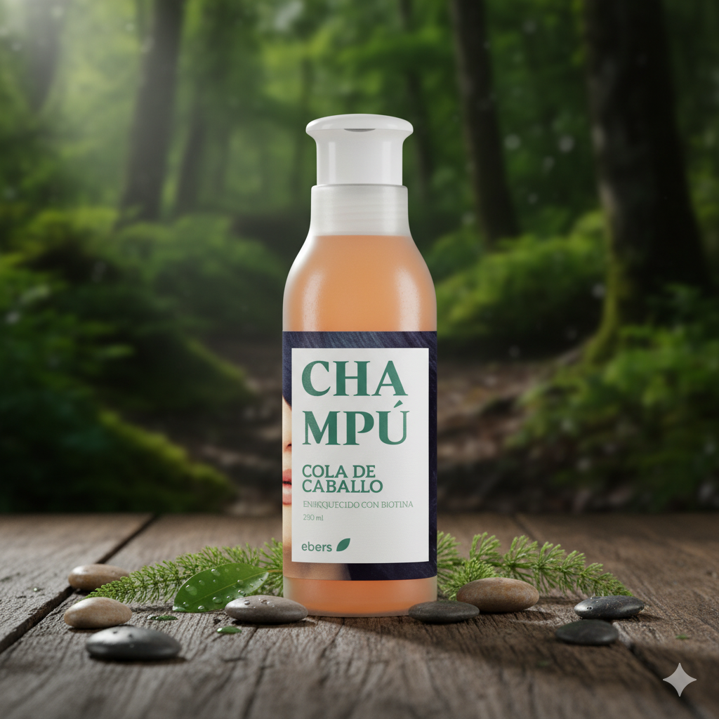 Ebers Champu con Cola de Caballo y Biotina 250ML
