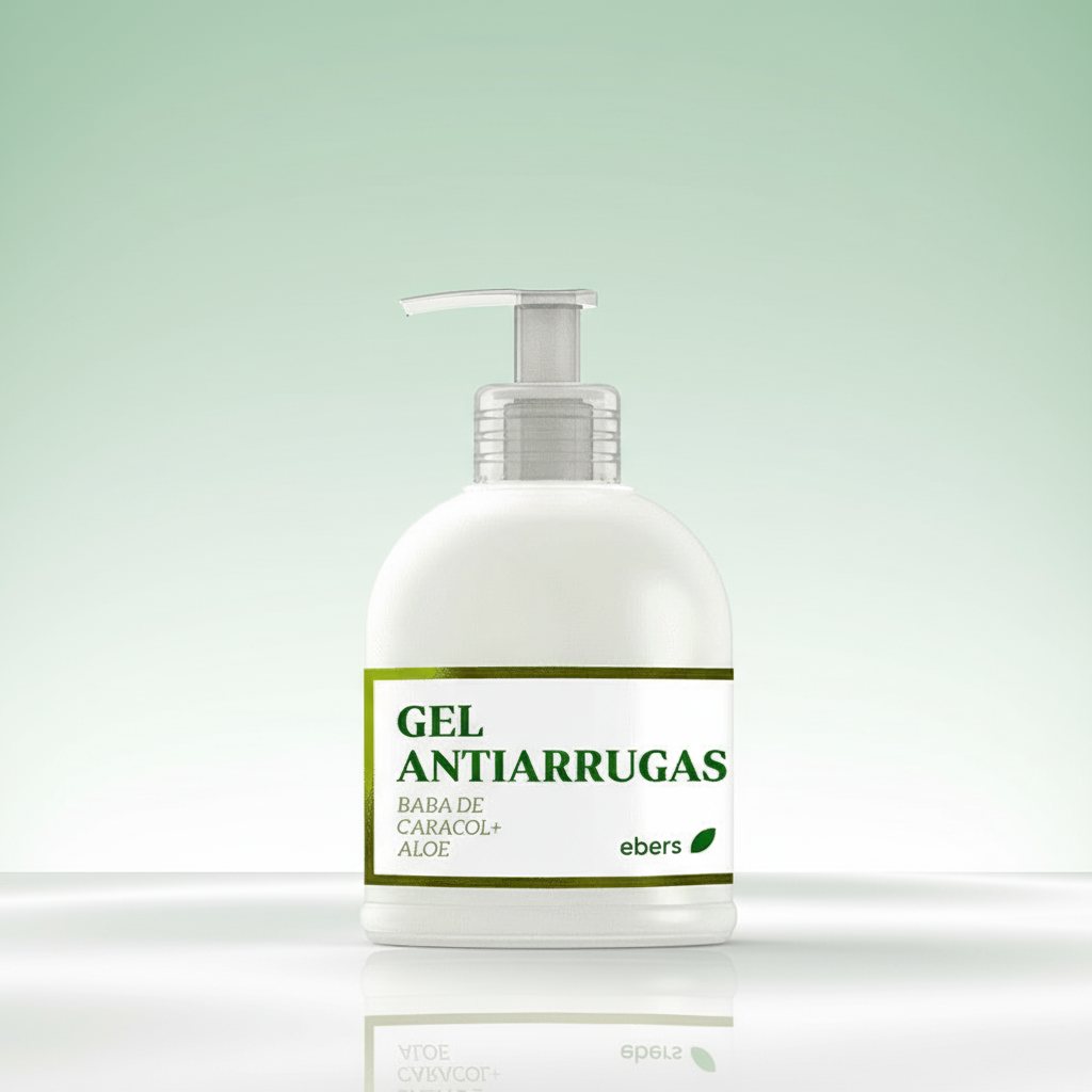Ebers Gel Antiarrugas con Aloe Vera y Baba de Caracol 250ml