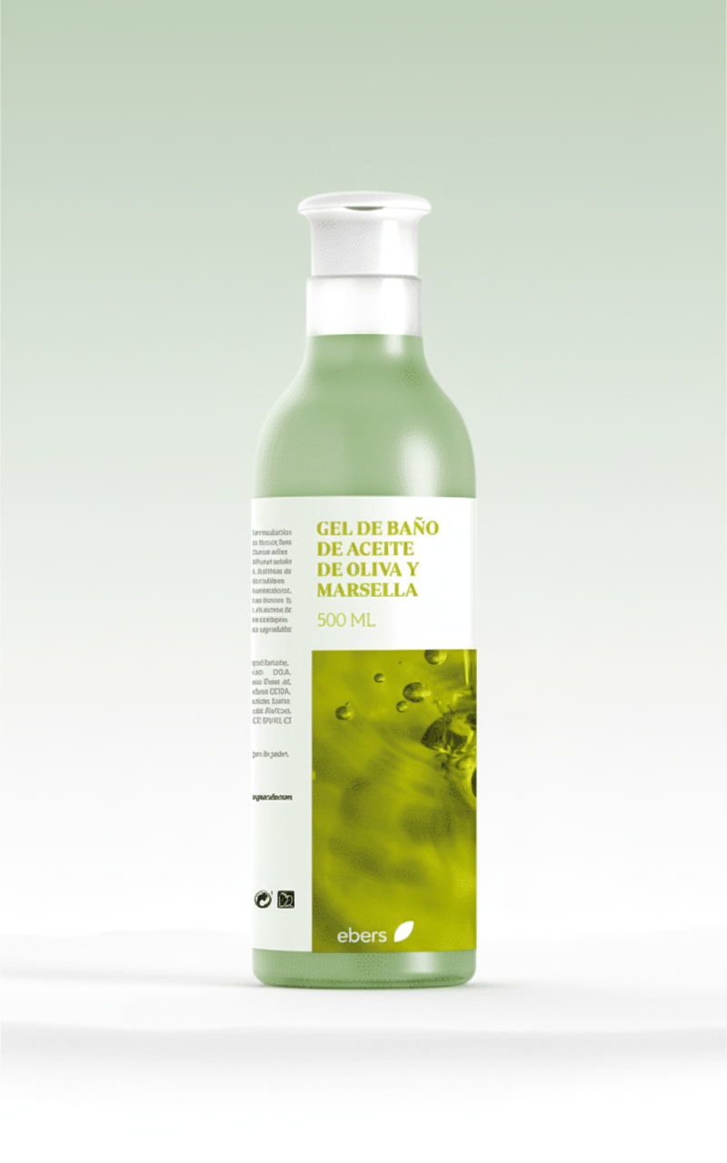 Ebers Gel de Baño Oliva y Marsella 500ML