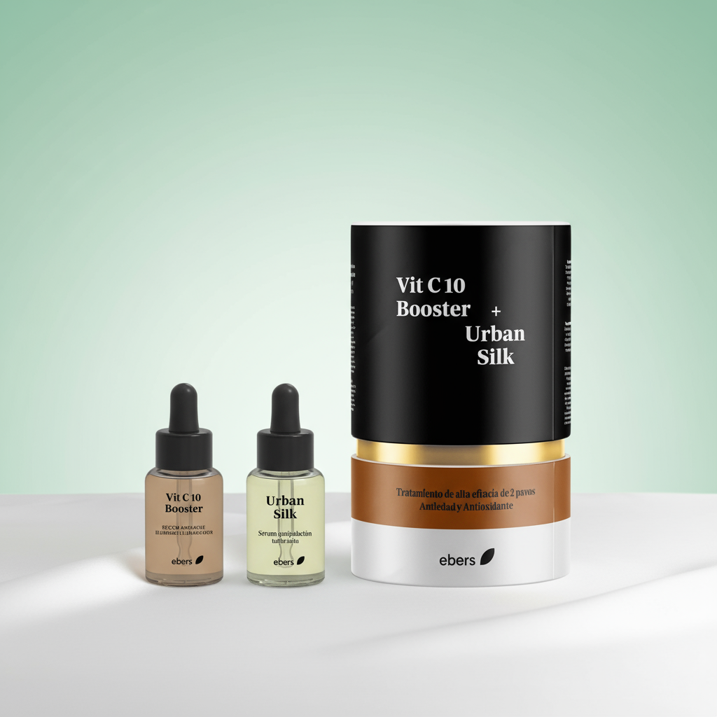 Ebers Tratamiento Antiedad y Antiox: Vit C 10 Booster + Urban Silk