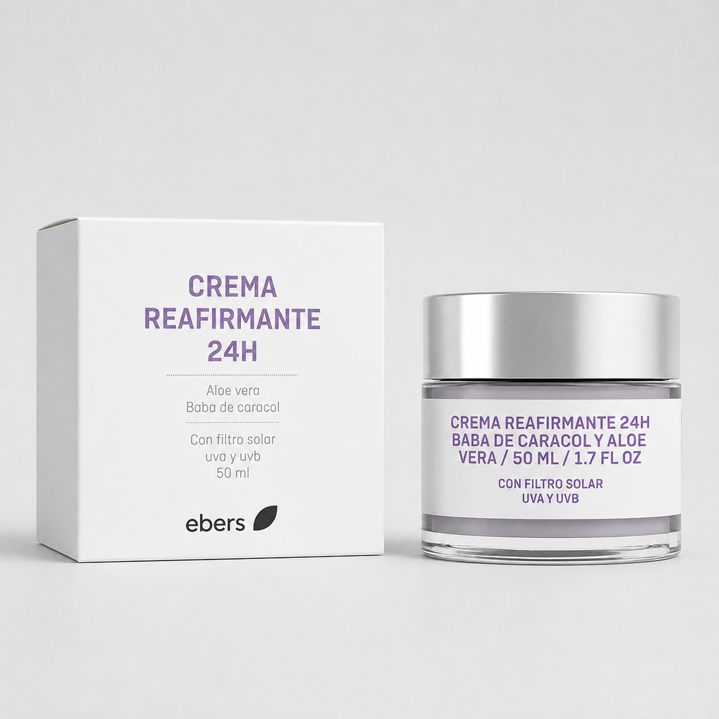 Ebers Crema Reafirmante 24H 50ml - EBERS - cosmética natural