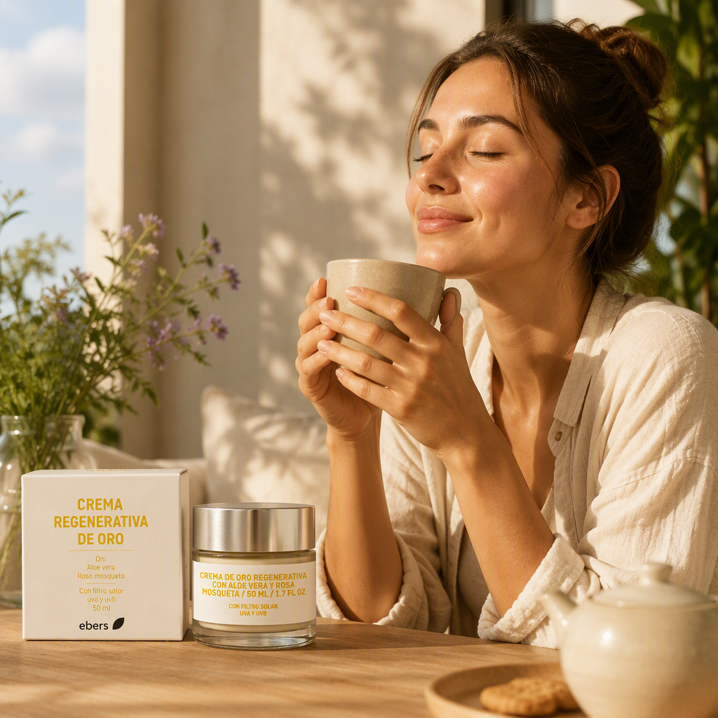 Ebers Crema de Oro Regenerativa FPS15 50ml - EBERS - cosmética natural